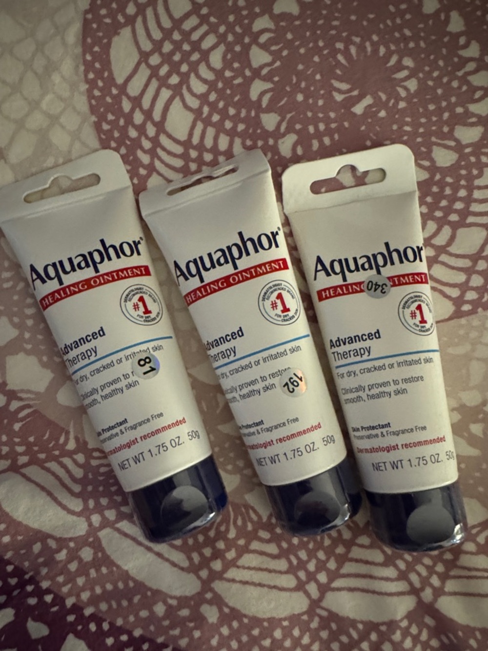Aquaphor Advanced Therapy Healing Ointment - White (3 Pack)
